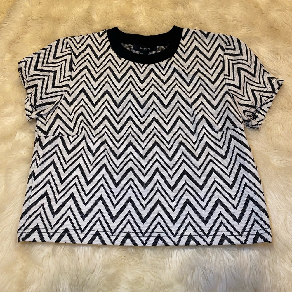Chevron Crop Shirt